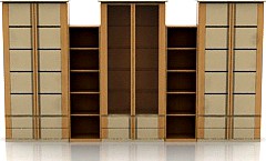 Bookcase 3D Model