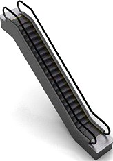 Escalator 3D Model