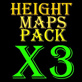 HeightMaps Pack X3