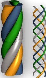 Helical column 3D Model