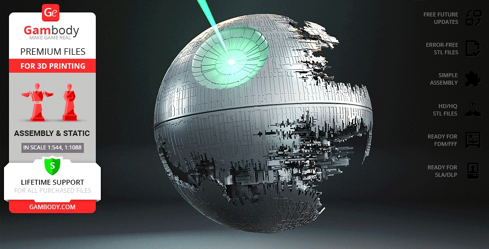 Death Star II 3D Printing Model | Assembly