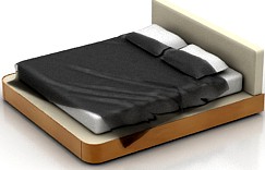 Bed   3D Model