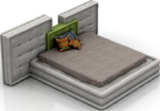 Bed 3D Model
