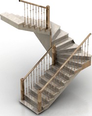 Stair 3D Model