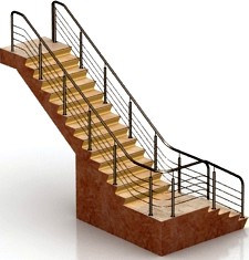 Stair 3D Model