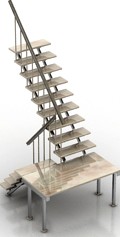 Stair 3D Model