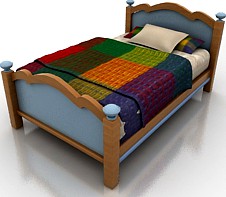 Bed 3D Model