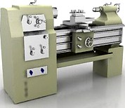 Lathe 3D Model