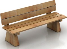 Bench 3D Model