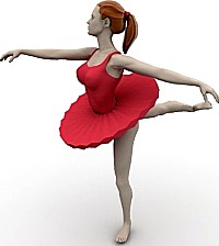 Dancer 3D Model