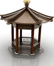 Pergola 3D Model