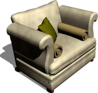 Armchair 3D Model