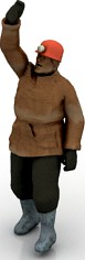 Worker 3D Model