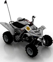 Quadrocycle 3D Model