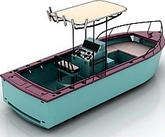 Boat 3D Model