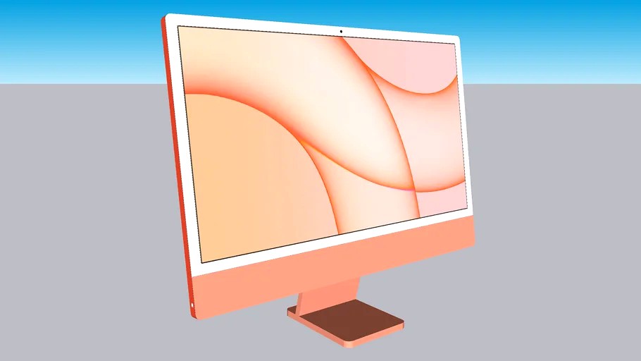 Apple iMac 24 Inch M1 2021 Orange