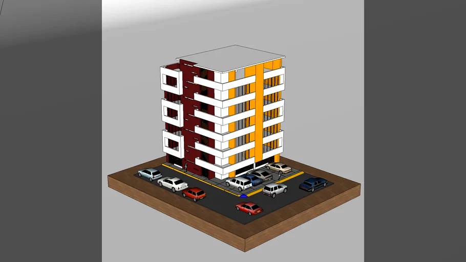 Maqueta del Edificio Louis Pasteur