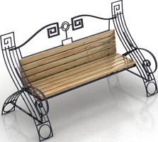 Bench 3D Model