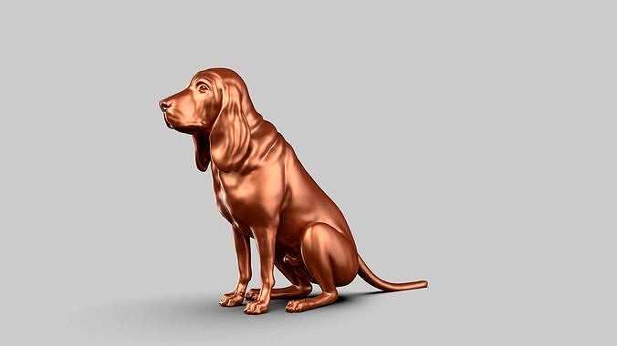 Bloodhound Pose 02 | 3D