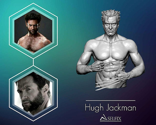 Hugh Jackman as Wolverine | 3D