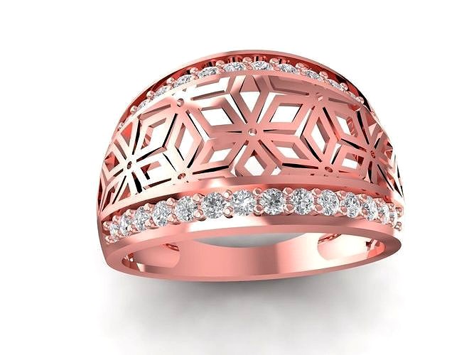 ultra vision diamond ring for women 1433 | 3D