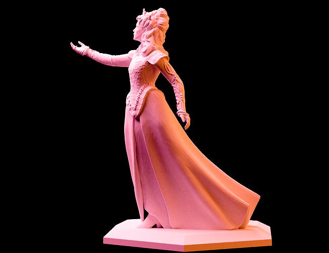 The Witcher 3 Anna Henrietta Statue | 3D