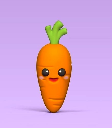 Cute Carrot | 3D