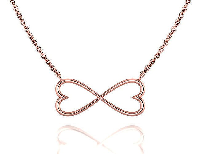 Infinity Hearts Necklace printable 3dmodel | 3D