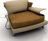 Armchair 3D Model