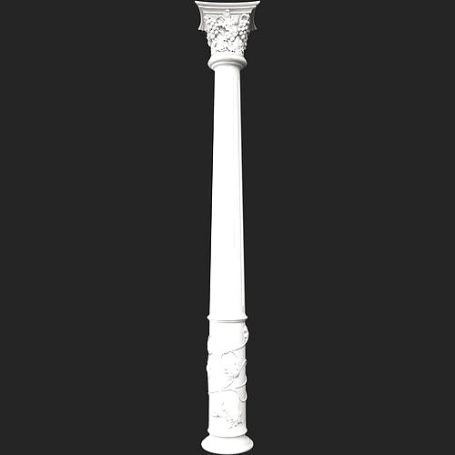 Set Column and Capital SET-001 | 3D