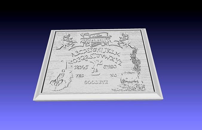 Salem Witchcraft Ouija Board | 3D
