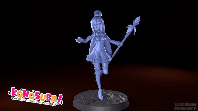28mm Aqua for Konosuba TRPG and DnD 3D print model | 3D