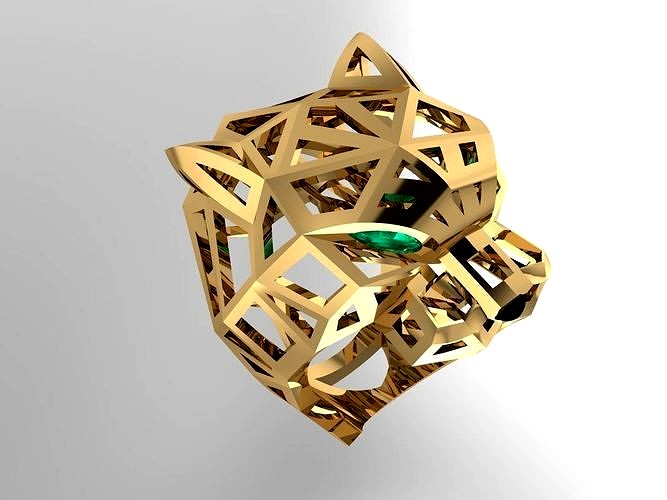 diamond ring tiger | 3D