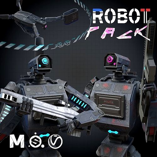 Sci-fi Robot pack