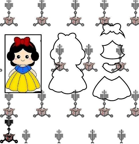 Cutter Blanca nieves | 3D