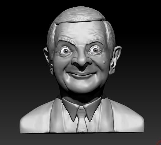 MR BEAN bust | 3D model