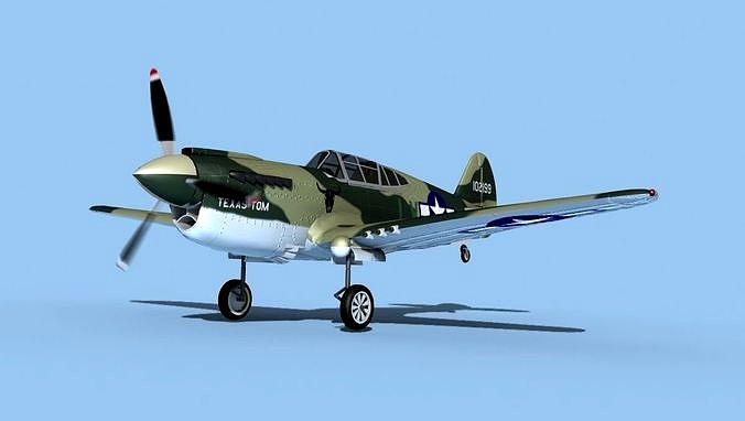 Curtiss P-40F Warhawk USAAF Texas Tom