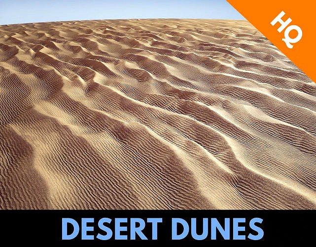 Dunes Low Poly Sahara Terrain Ground Sand Egypt Desert PBR