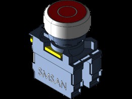 Scram button switch connection box button