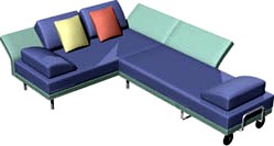 Sofa III 3D Model