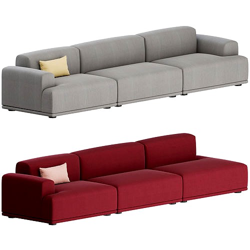 Connect Sofa 3 Seater 01 by Muuto