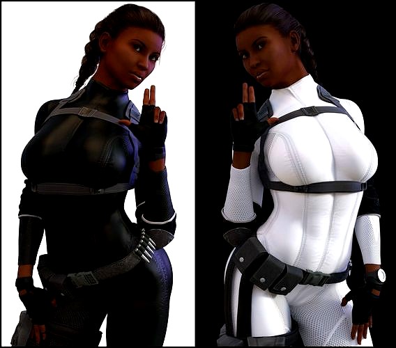 Female African Spy - Tactical Agent