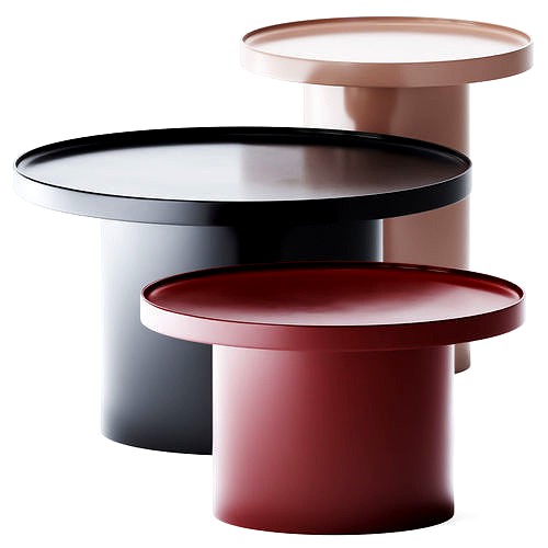 Metal Round Plateau Coffee Table by Bolia