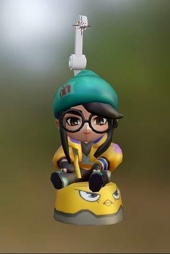Valorant Chibi Killjoy Keychain Amulet