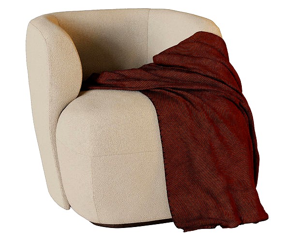 Bouclette Nidou armchair laredoute