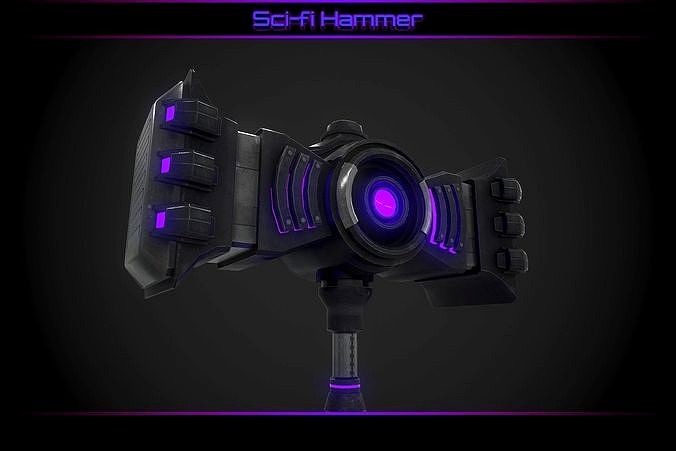 Sci Fi Hammer 3d Model