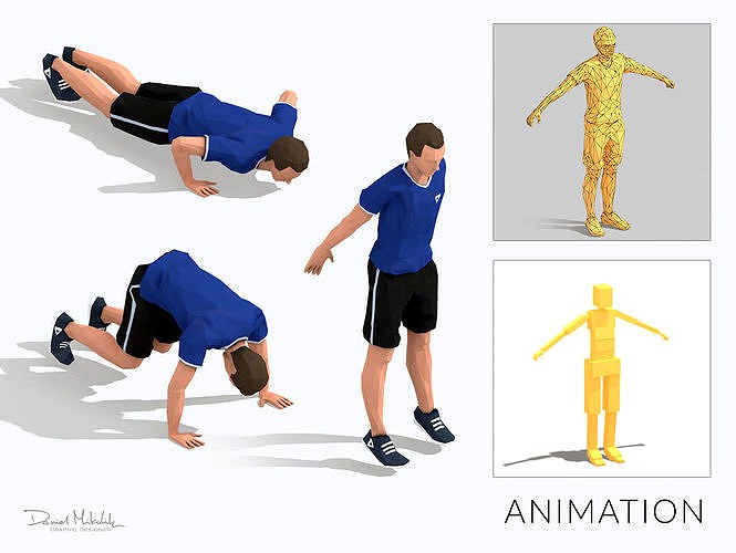 Burpees Exercise Man Animation