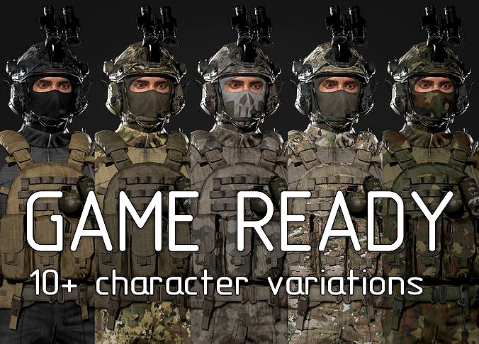 US Soldier GAME READY