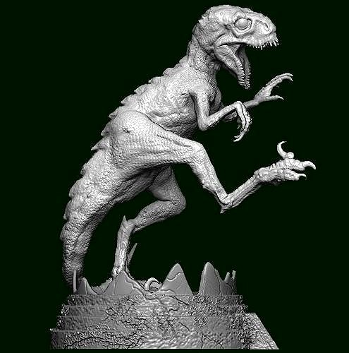 Hybrid Jurassic world Scorpius rex baby 3d model