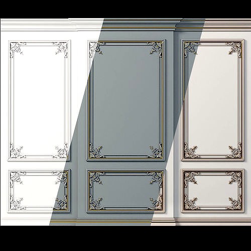 wall molding 20 boiserie classic panels